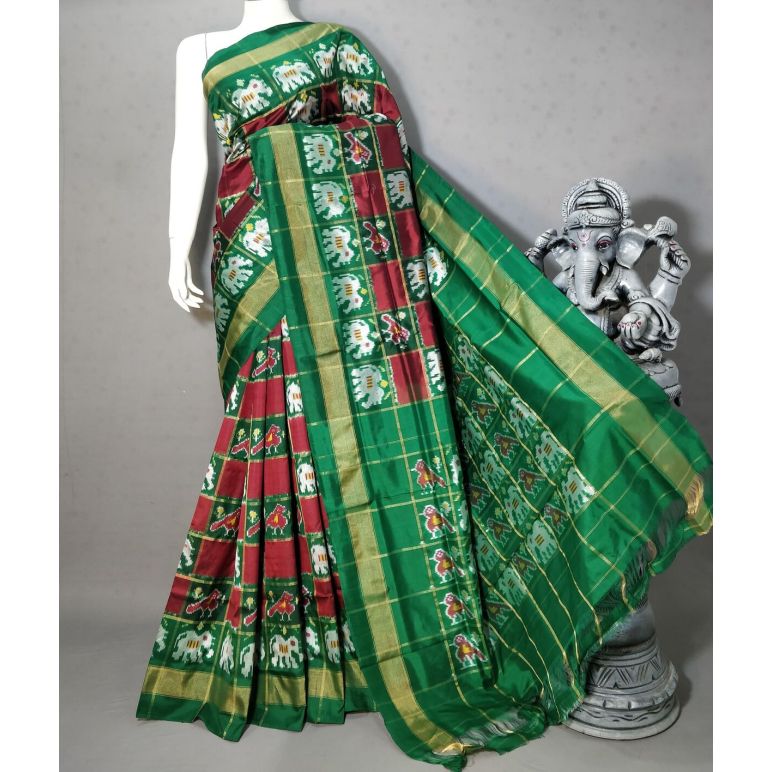 PSTHIDSS5Y12TBCD07- Ikat silk saree