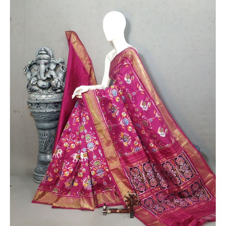 PALUIDSS5Y20NSCD02- Ikat silk saree
