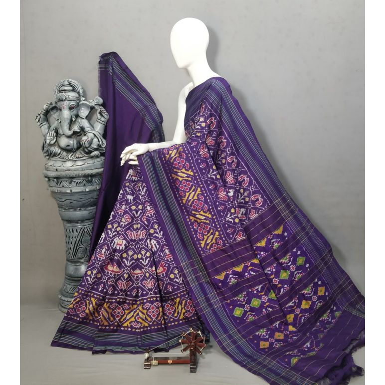 PALUIDSS5Y20NSCD03- Ikat silk saree