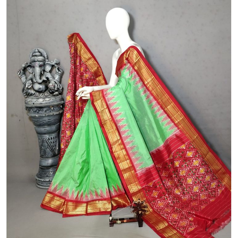 PALUIDSS5Y20NSCD07- Ikat silk saree
