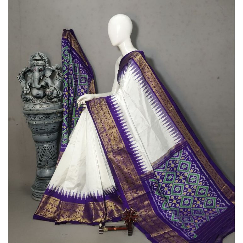 PALUIDSS5Y20NSCD10- Ikat silk saree