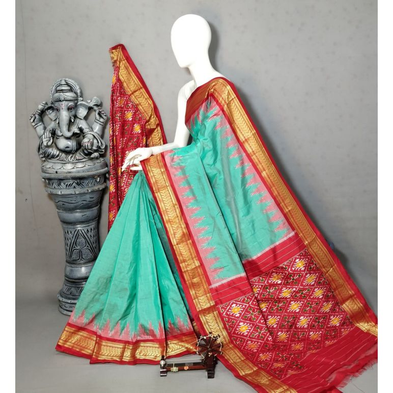 PALUIDSS5Y20NSCD12- Ikat silk saree