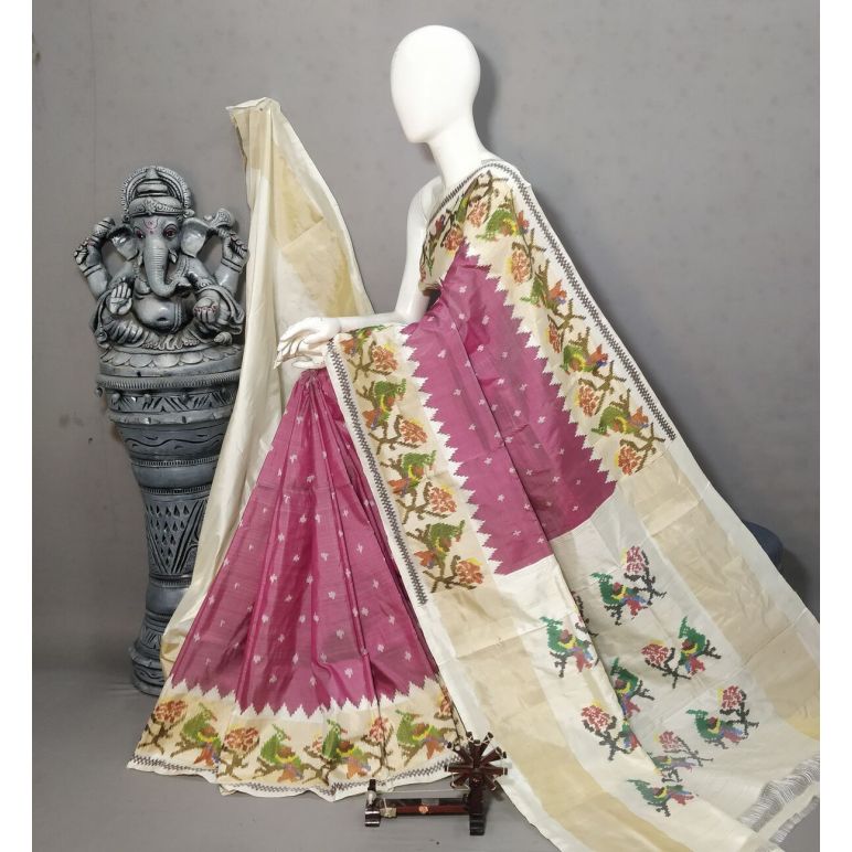 PALUIDSS5Y20NSCD17- Ikat silk saree