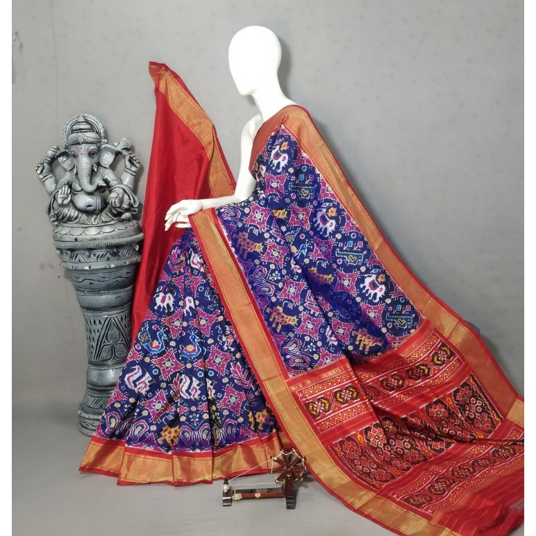 PALUIDSS5Y20NSCD22- Ikat silk saree
