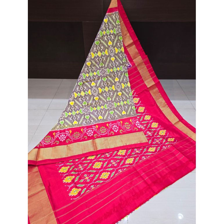 PANHIDSS5Y20BNCC08- Ikat silk saree