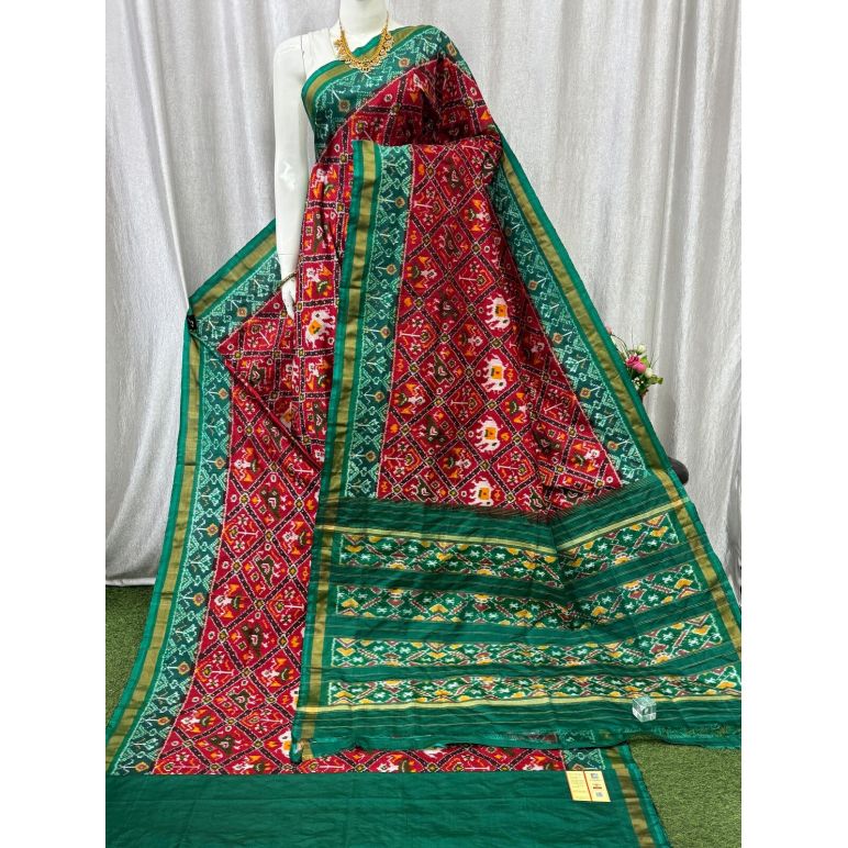 PASKIDSS5Y20DBDC01- Ikat silk saree