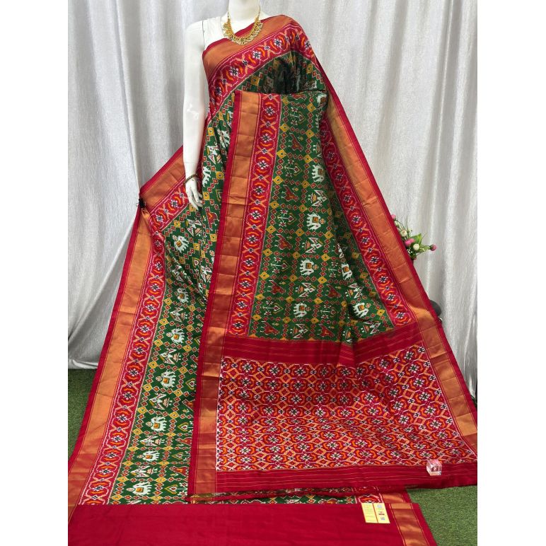 PASKIDSS5Y20DBDC03- Ikat silk saree