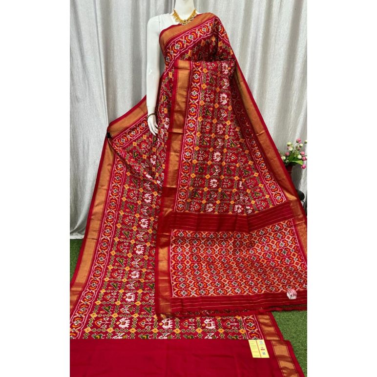 PASKIDSS5Y20DBDC08- Ikat silk saree