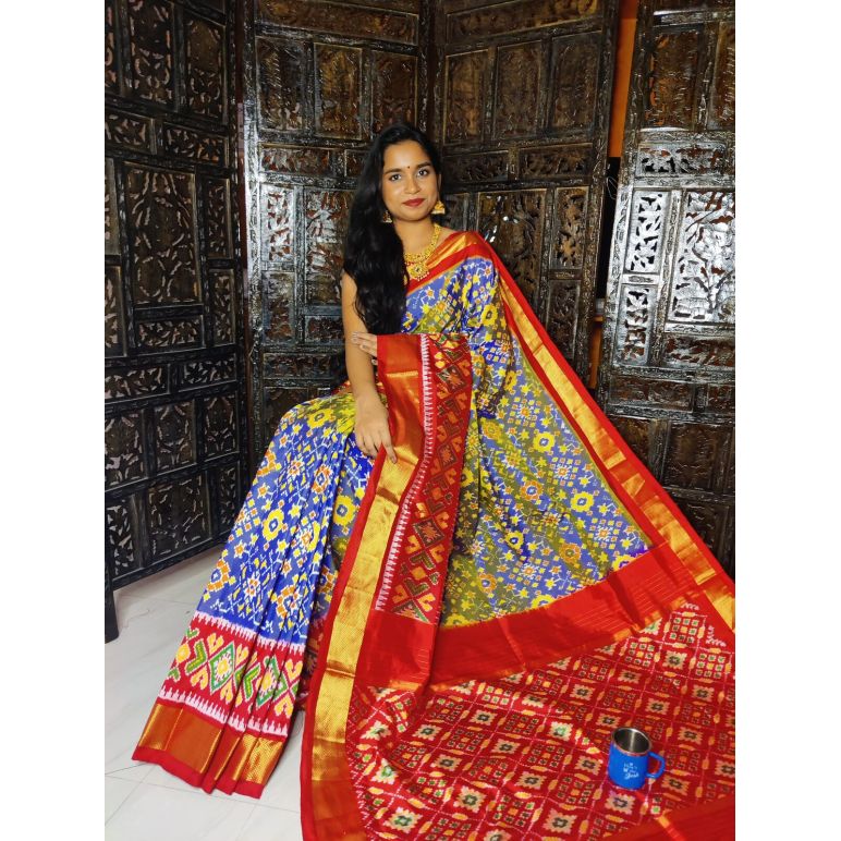 PDLSIDSS5Y20NDCD56- Ikat silk saree