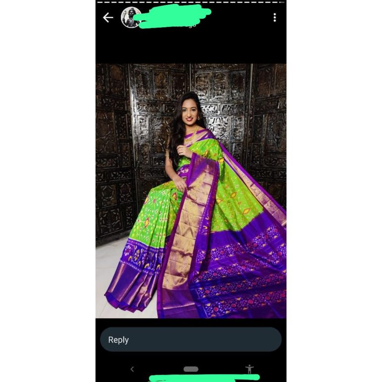 PDLSIDSS5Y20NDCD57- Ikat silk saree