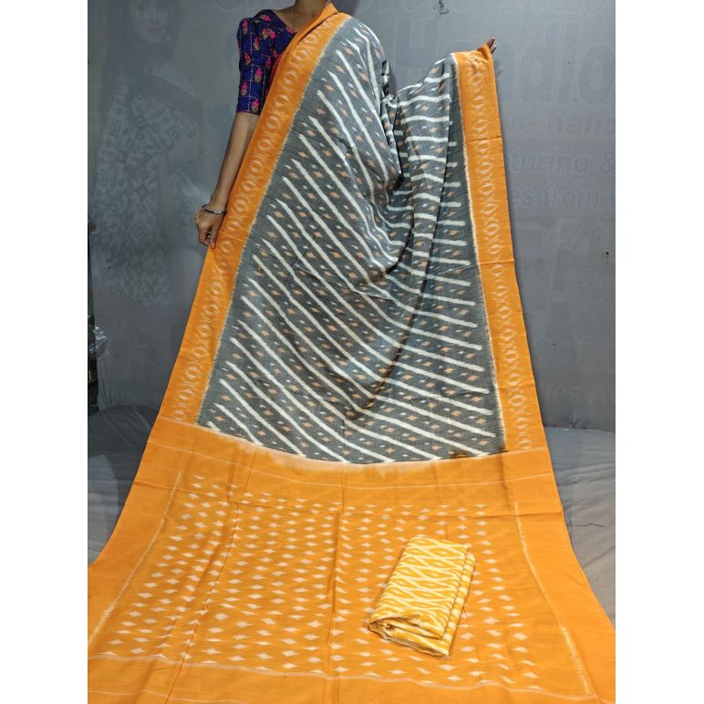 PGMRICTS5Y31INDC02- Ikat cotton saree