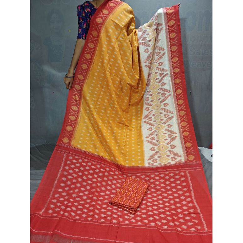 PGMRICTS5Y31INDC06- Ikat cotton saree