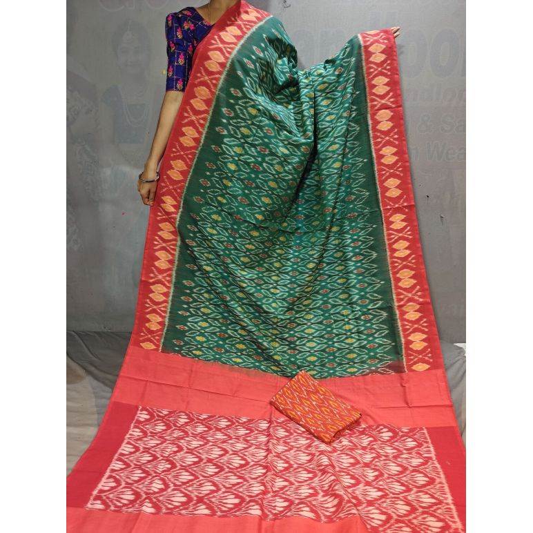 PGMRICTS5Y31INDC08- Ikat cotton saree