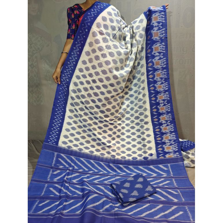 PGMRICTS5Y31INDC15- Ikat cotton saree