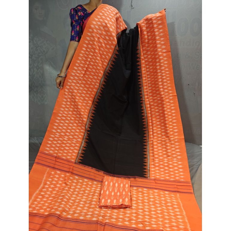 PGMRICTS5Y31INDC19- Ikat cotton saree