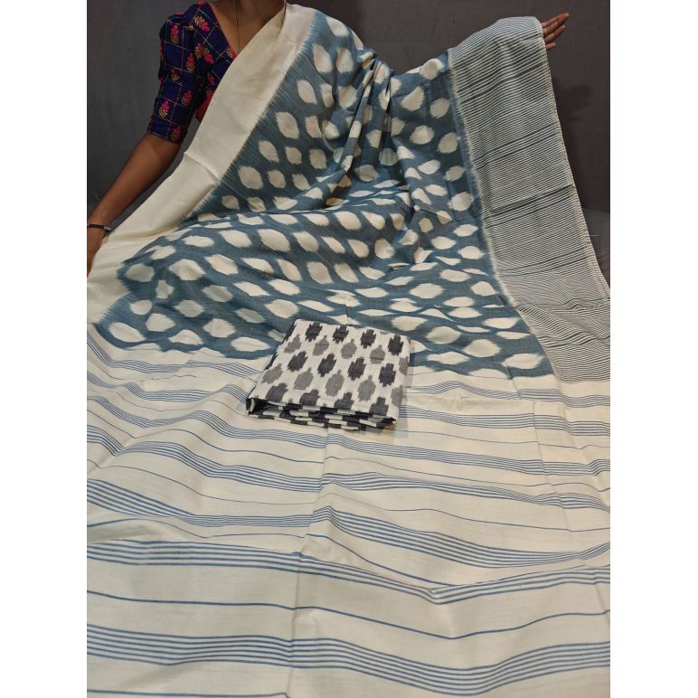 PGMRICTS5Y31INDC20- Ikat cotton saree