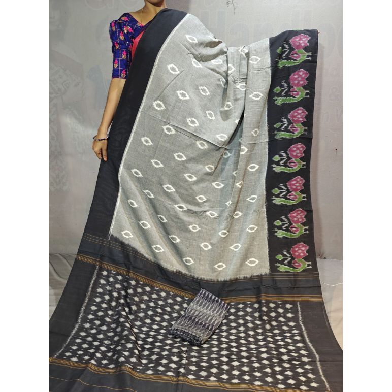PGMRICTS5Y31INDC24- Ikat cotton saree
