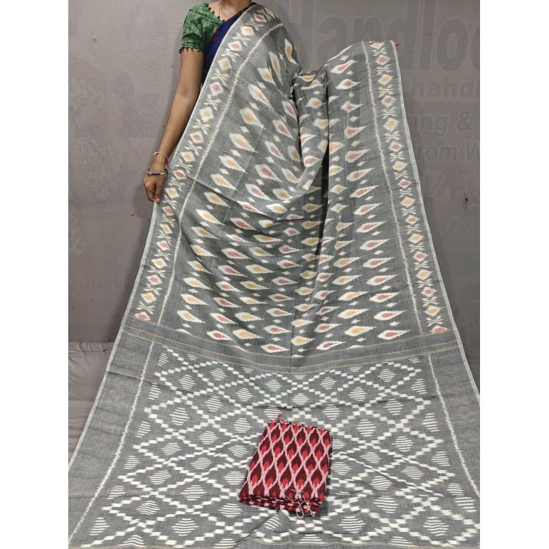 PGMRICTS5Y31INDC42- Ikat cotton saree