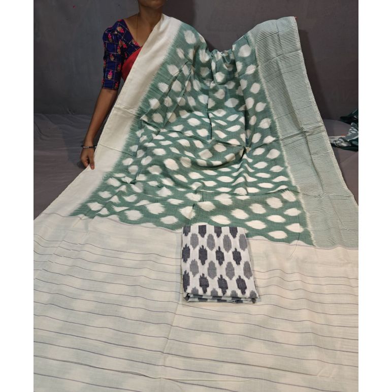 PGMRICTS5Y31INDC47- Ikat cotton saree