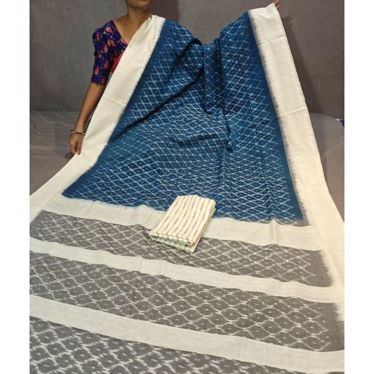 PGMRICTS5Y31INDC50- Ikat cotton saree