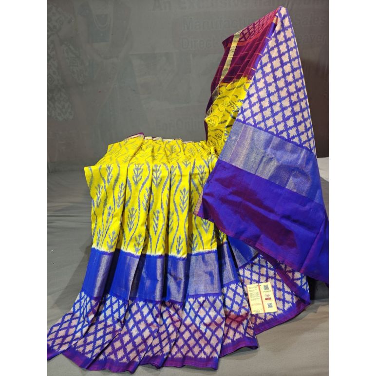 PGMRIDSS5Y20TSDD12- Ikat silk saree