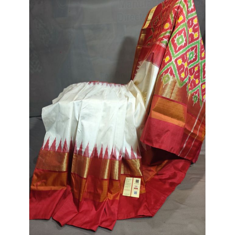 PGMRIDSS5Y20TSDD19- Ikat silk saree