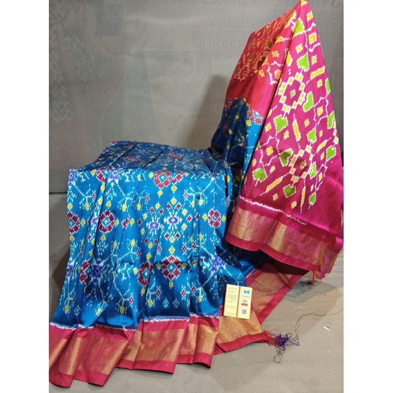 PGMRIDSS5Y20TSDD27- Ikat silk saree