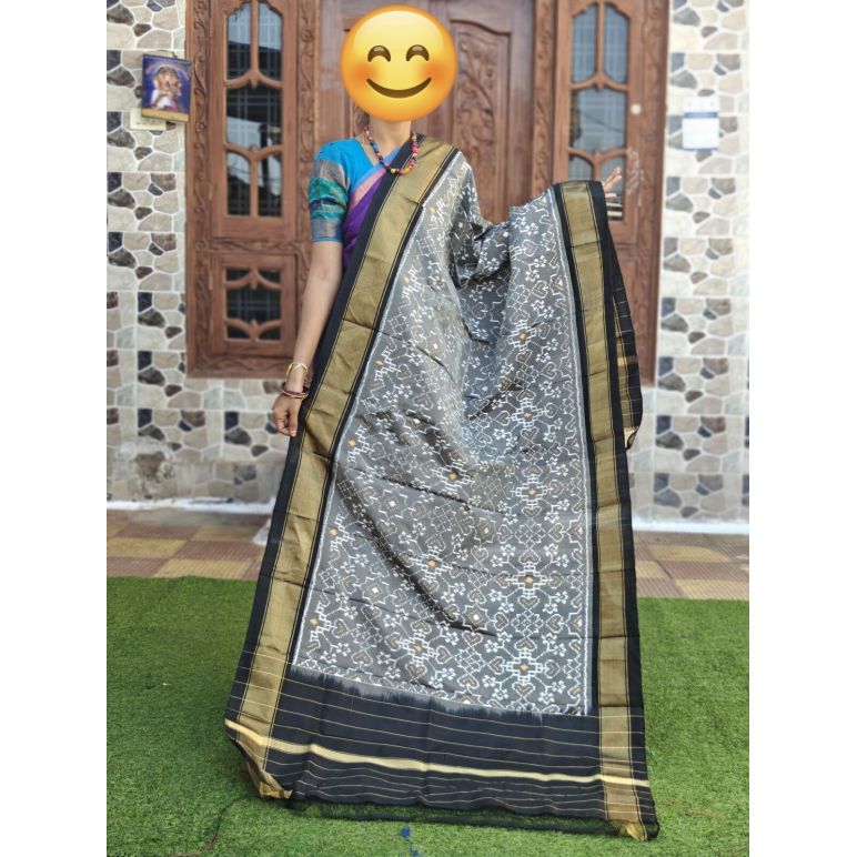 PGMRISDP5N05ECDC21- Ikat Silk dupatta