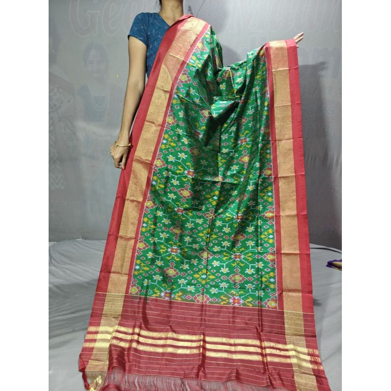 PGMRISDP5Y19ECDC03- Ikat Silk dupatta