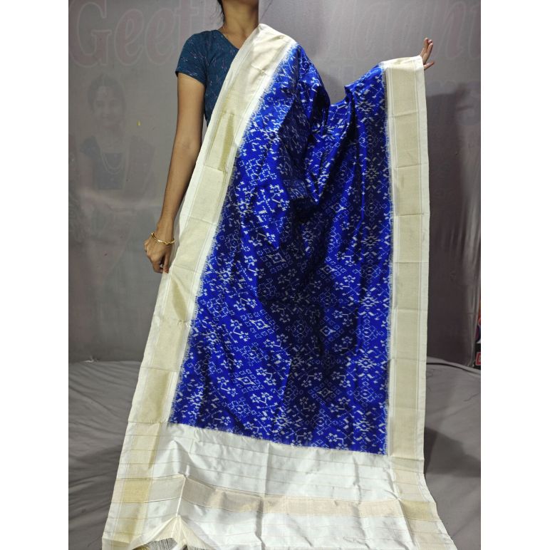 PGMRISDP5Y19ECDC08- Ikat Silk dupatta
