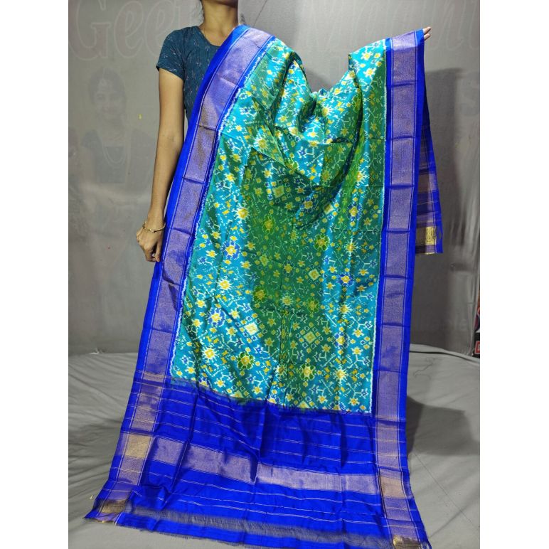 PGMRISDP5Y19ECDC12- Ikat Silk dupatta