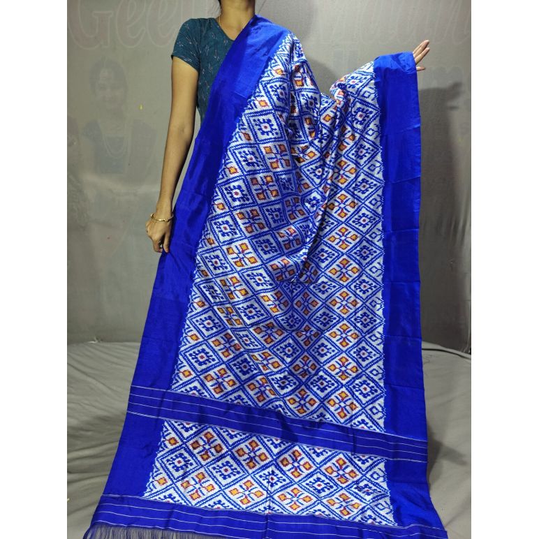 PGMRISDP5Y19ECDC14- Ikat Silk dupatta