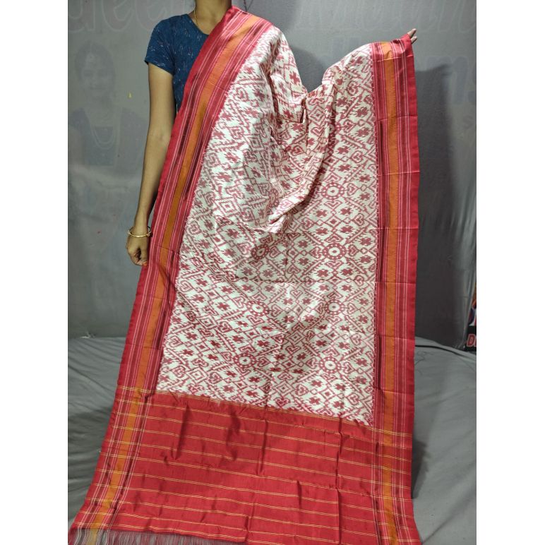 PGMRISDP5Y19ECDC17- Ikat Silk dupatta