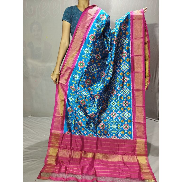 PGMRISDP5Y19ECDC20- Ikat Silk dupatta