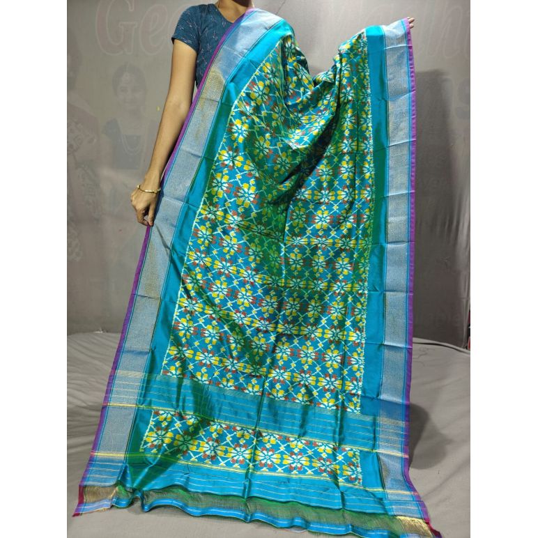 PGMRISDP5Y19ECDC26- Ikat Silk dupatta