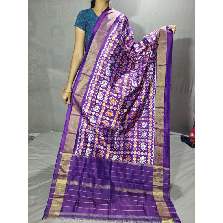 PGMRISDP5Y19ECDC29- Ikat Silk dupatta