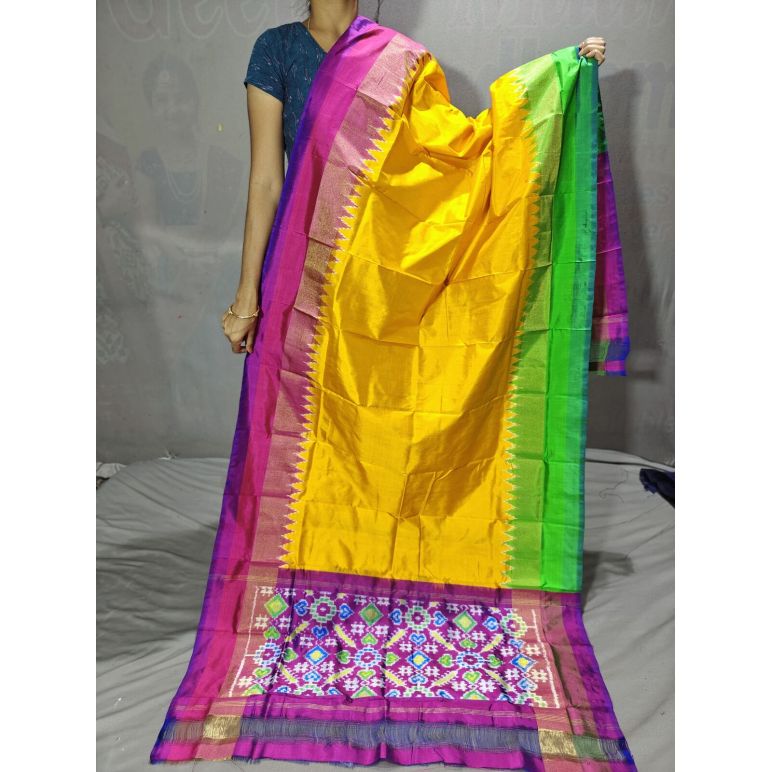 PGMRISDP5Y19ECDC35- Ikat Silk dupatta