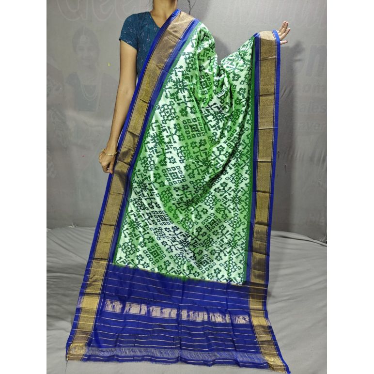 PGMRISDP5Y19ECDC37- Ikat Silk dupatta