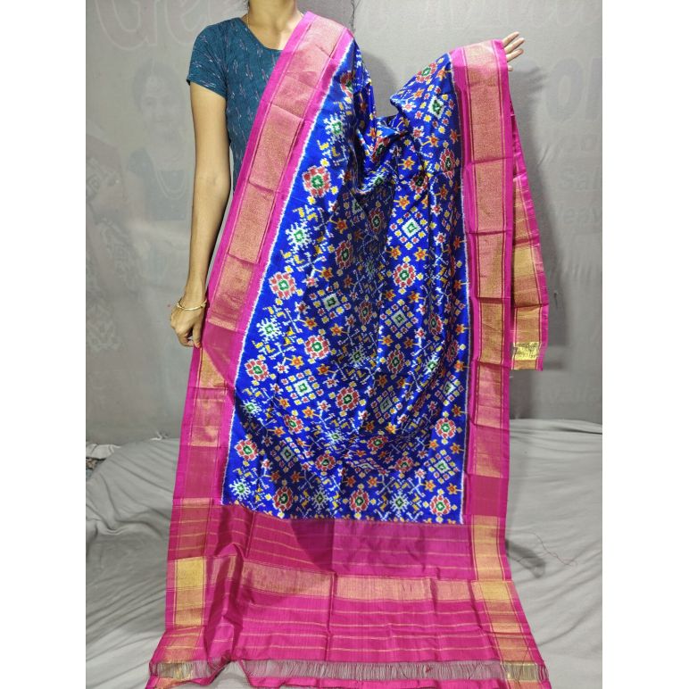 PGMRISDP5Y19ECDC39- Ikat Silk dupatta
