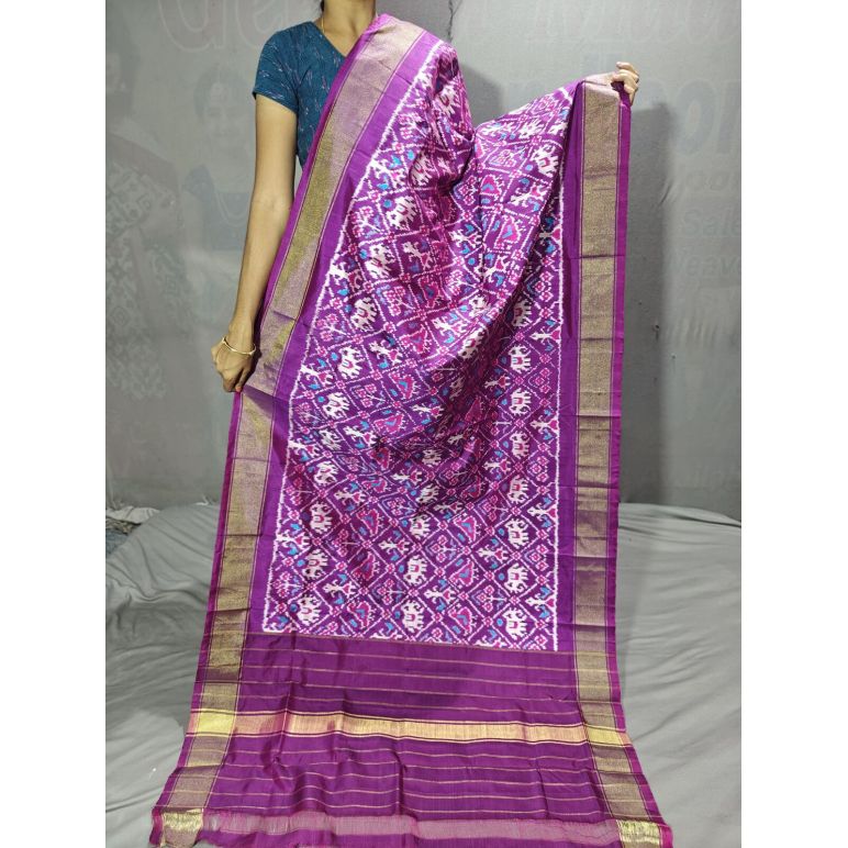 PGMRISDP5Y19ECDC50- Ikat Silk dupatta