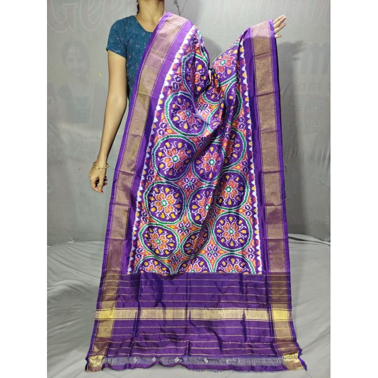 PGMRISDP5Y19ECDC53- Ikat Silk dupatta
