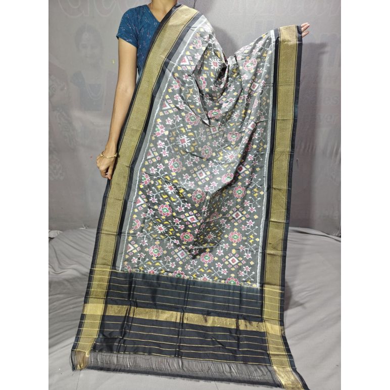PGMRISDP5Y19ECDC56- Ikat Silk dupatta