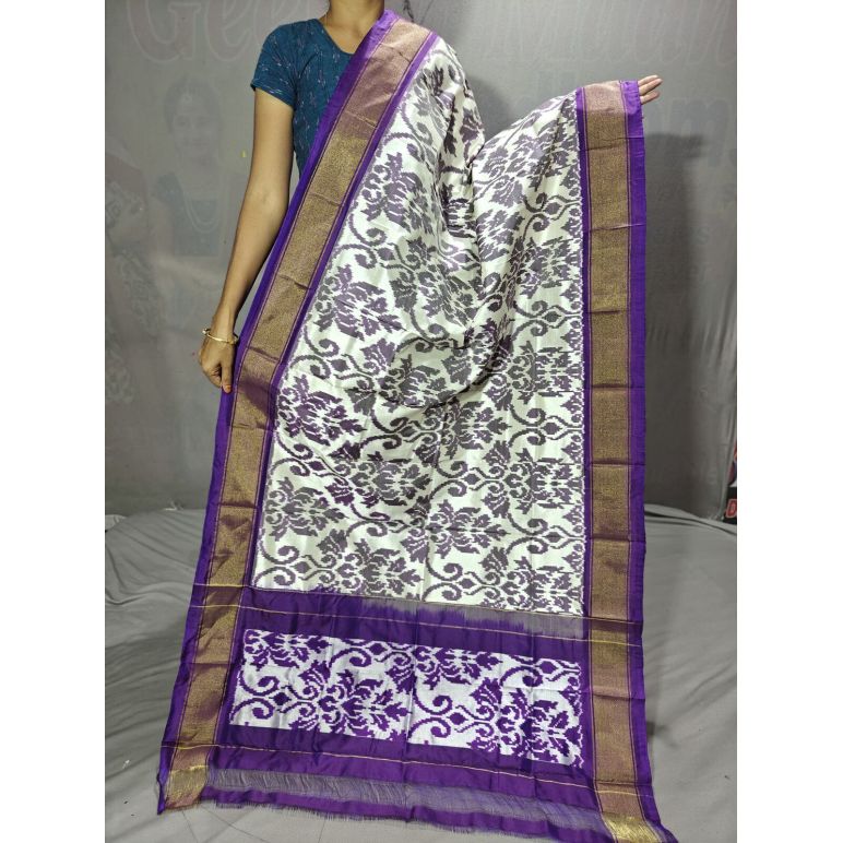 PGMRISDP5Y19ECDC57- Ikat Silk dupatta