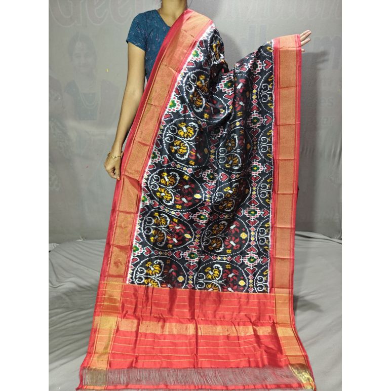 PGMRISDP5Y19ECDC61- Ikat Silk dupatta