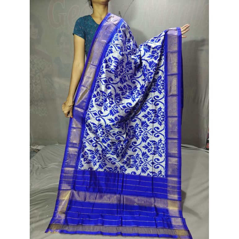 PGMRISDP5Y19ECDC63- Ikat Silk dupatta