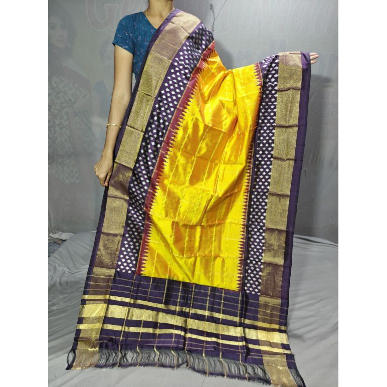 PGMRISDP5Y19ECDC65- Ikat Silk dupatta
