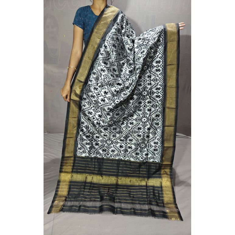 PGMRISDP5Y19ECDC67- Ikat Silk dupatta
