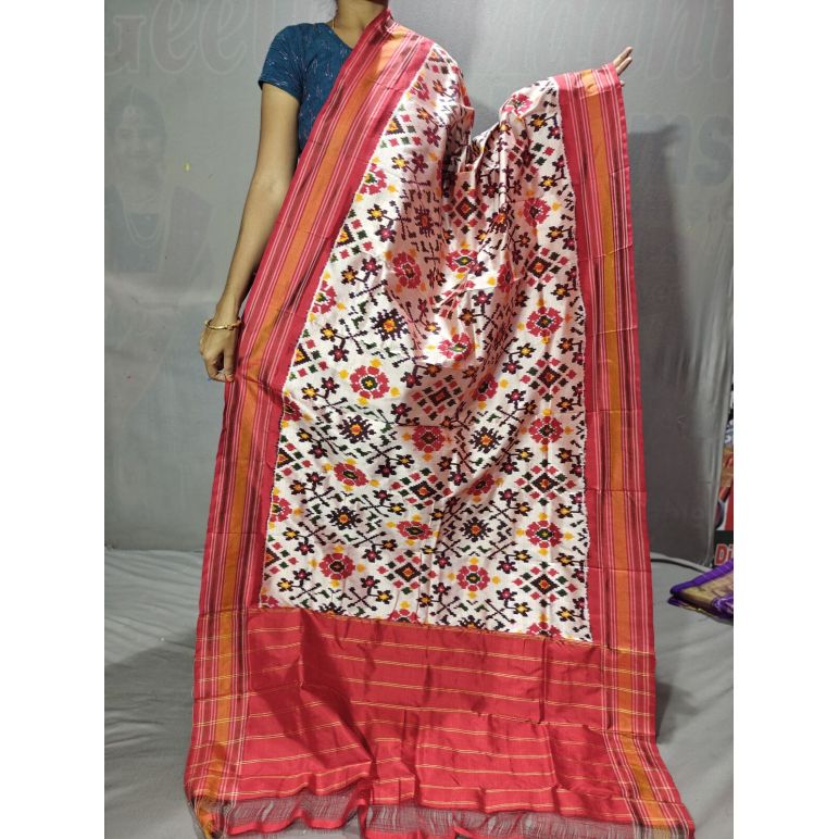 PGMRISDP5Y19ECDC72- Ikat Silk dupatta