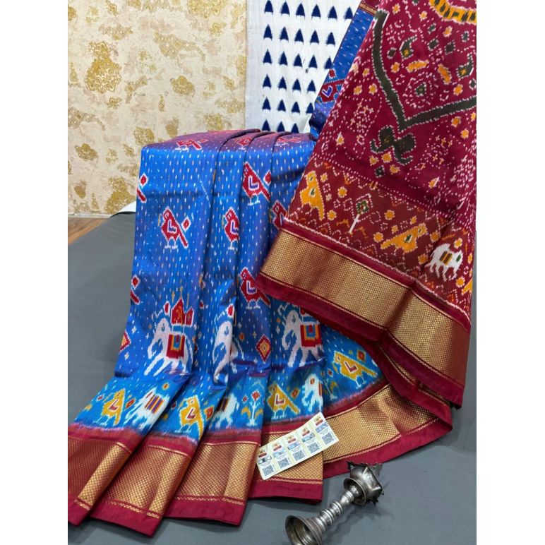 PRMHIDSS5Y20NCCD26- Ikat silk saree