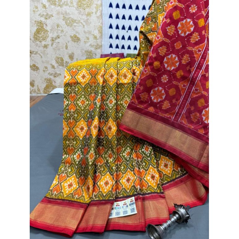 PRMHIDSS5Y20NCCD28- Ikat silk saree